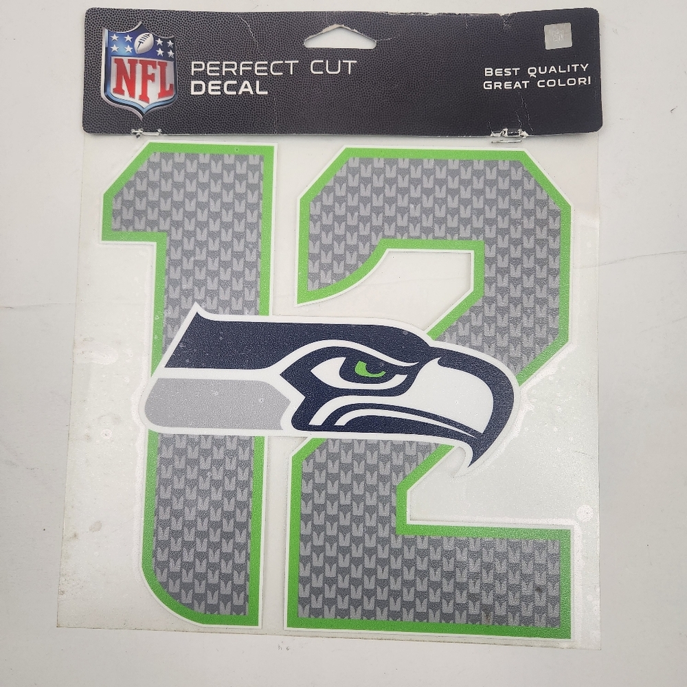 NFL Seahawks Number 12 Decal